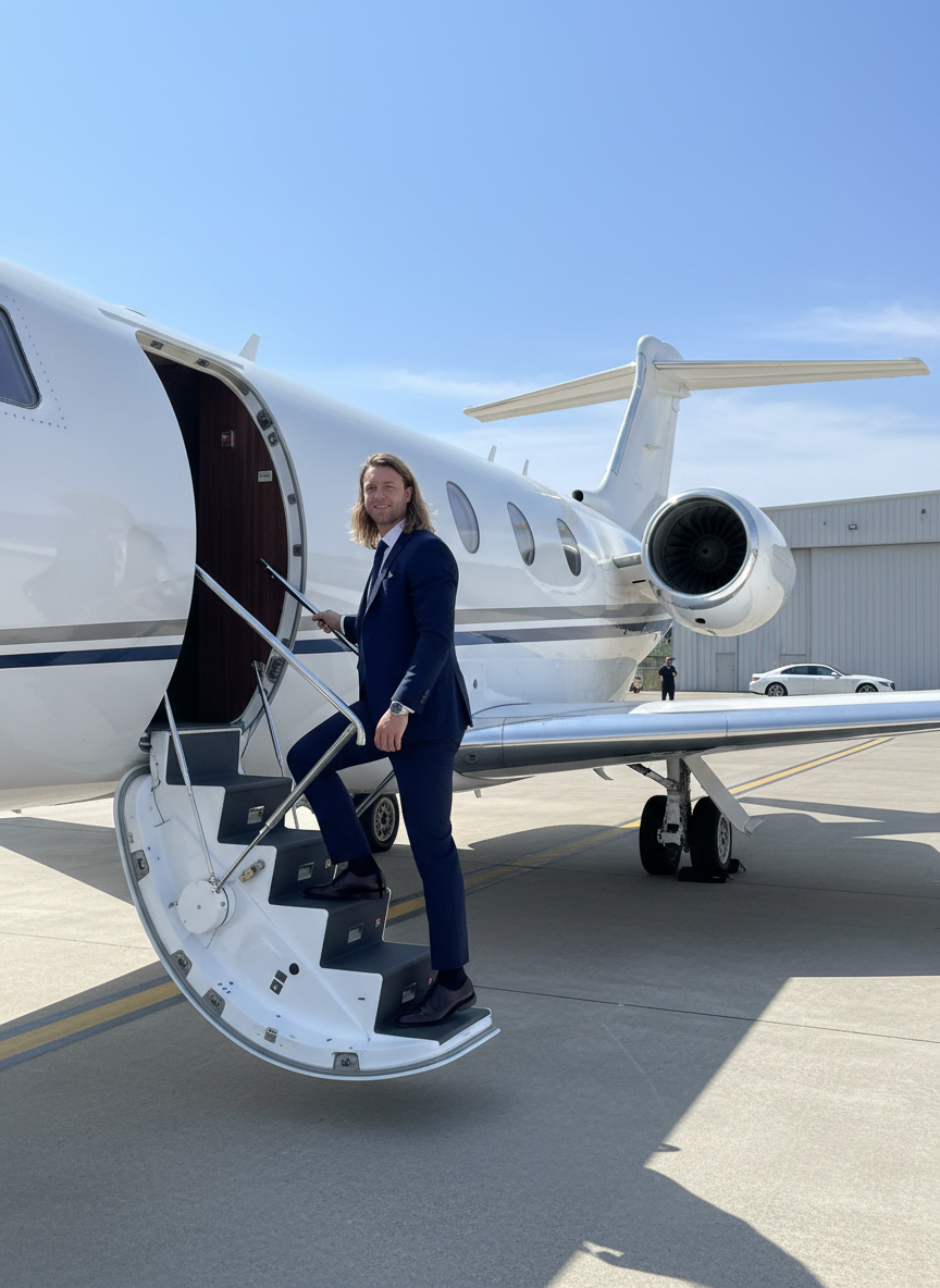 Madison Wade, founder of MyVIP Aviation